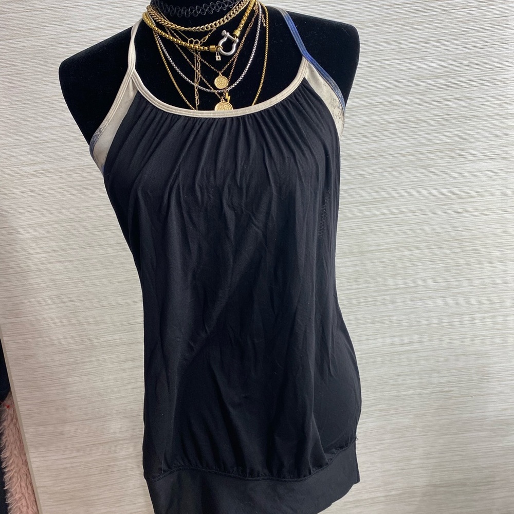 Lululemon no limits tank blue splatter
